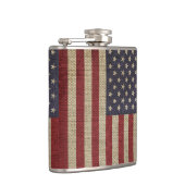 Vintage-Amerikaflagge Flachmann (Rechts)