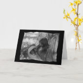 Vintage amerikanische Apache-Frau Karte (Gelbe Blume)