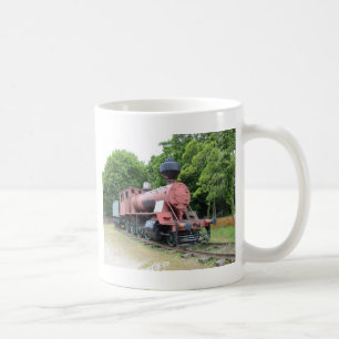 Vintage-amerikanische Dampflokomotive Kaffeetasse