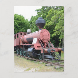 Vintage amerikanische Dampflokomotive Postkarte