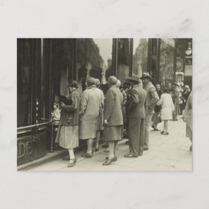 Vintage-amerikanische Einkaufspostkarte Postkarte