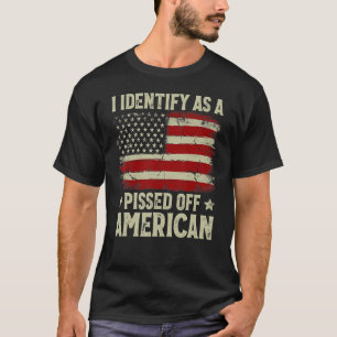 Vintage amerikanische Fahne, die ich als verpisst T-Shirt