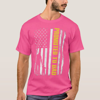 Vintage amerikanische Fahne, die zum Vater des son T-Shirt