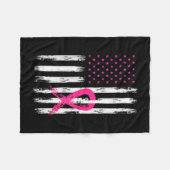Vintage amerikanische Fla Fleecedecke (Vorderseite (Horizontal))