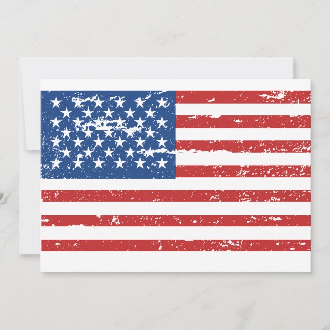 Vintage amerikanische Flagge (Vorderseite)