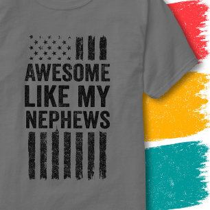 Vintage-Amerikanische-Flagge Awesome wie meine Nef T-Shirt