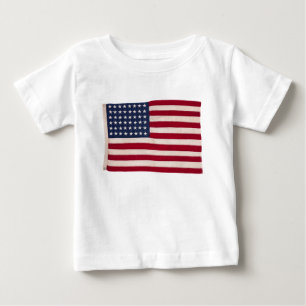 Vintage amerikanische Flagge Baby T-shirt