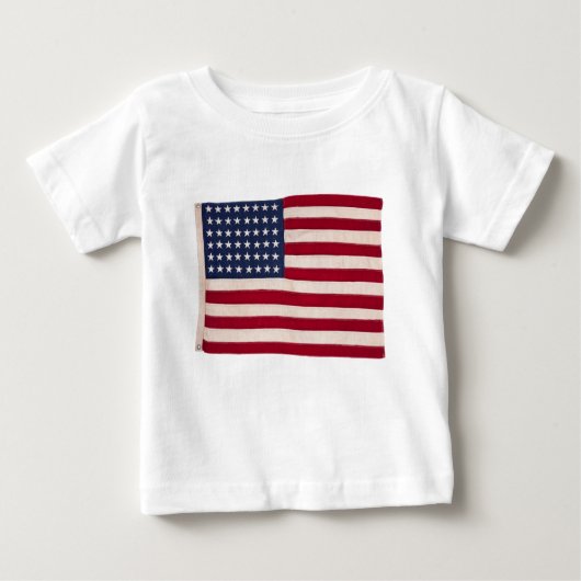 Vintage amerikanische Flagge Baby T-shirt (Vorderseite)