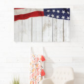 Vintage amerikanische Flagge Banner (Insitu)