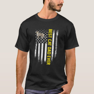 Vintage amerikanische Flagge Bester Bengalischer K T-Shirt