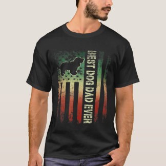 Vintage amerikanische Flagge Bester Cocker Spanisc T-Shirt