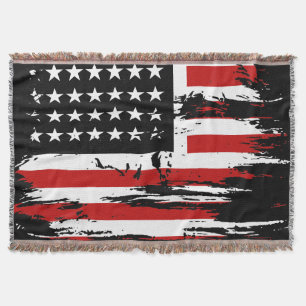 Vintage amerikanische Flagge Decke