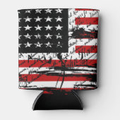 Vintage amerikanische Flagge Dosenkühler (Vorderseite)