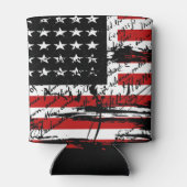Vintage amerikanische Flagge Dosenkühler (Rückseite)