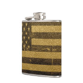 Vintage amerikanische Flagge Flachmann (Links)