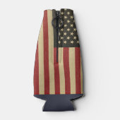 Vintage amerikanische Flagge Flaschenkühler (Rückseite)