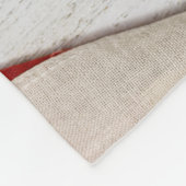 Vintage amerikanische Flagge Fleecedecke (Ecke)