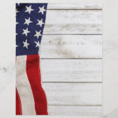 Vintage amerikanische Flagge Flyer (Vorne)