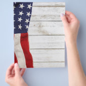 Vintage amerikanische Flagge Flyer (Hand)