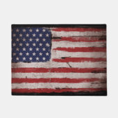 Vintage amerikanische Flagge Fußmatte (Vorderseite)