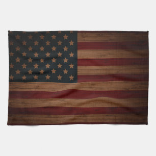 Vintage amerikanische Flagge Geschirrtuch