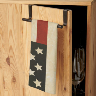 Vintage amerikanische Flagge Handtuch