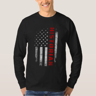 Vintage amerikanische Flagge Historiker Apparel Pa T-Shirt
