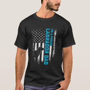 Vintage amerikanische Flagge Ich bin ein stolzer L T-Shirt