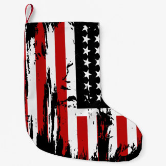 Vintage amerikanische Flagge Kleiner Weihnachtsstrumpf