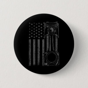 Vintage-Amerikanische-Flagge-Kolben-Lustiges-Muscl Button