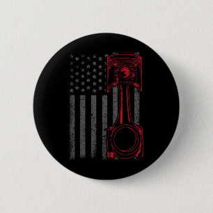 Vintage-Amerikanische-Flagge-Kolben-Lustiges-Muscl Button