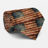 Vintage amerikanische Flagge Krawatte (Gerollt)
