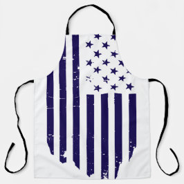 Vintage amerikanische Flagge Küche Schürze