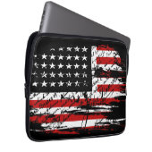 Vintage amerikanische Flagge Laptopschutzhülle (Vorne Rechts)