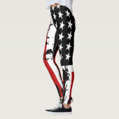 Vintage amerikanische Flagge Leggings (Links)