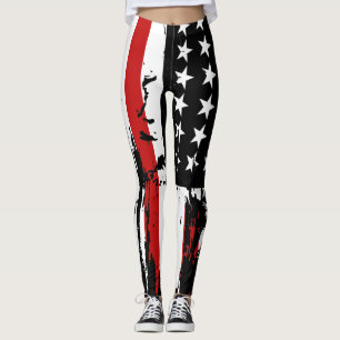 Vintage amerikanische Flagge Leggings
