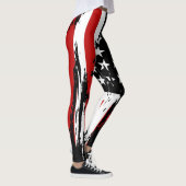 Vintage amerikanische Flagge Leggings (Rechts)