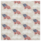 Vintage amerikanische Flagge mit Stoff (Muster)