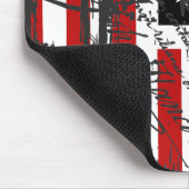 Vintage amerikanische Flagge Mousepad (Ecke)