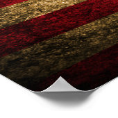 Vintage amerikanische Flagge Poster (Ecke)