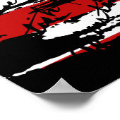 Vintage amerikanische Flagge Poster (Ecke)