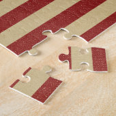 Vintage amerikanische Flagge Puzzle (Seite)