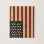 Vintage amerikanische Flagge Puzzle (Vertikal)
