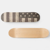 Vintage amerikanische Flagge - Skateboard (Horizontal)
