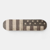 Vintage amerikanische Flagge - Skateboard (Horizontal)