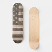 Vintage amerikanische Flagge - Skateboard (Vorderseite)