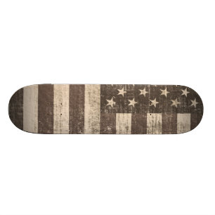 Vintage amerikanische Flagge - Skateboard