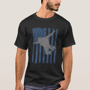 Vintage amerikanische Flagge T-Shirt