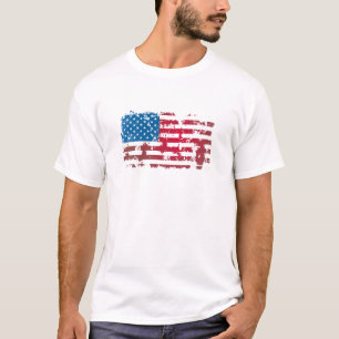 VINTAGE AMERIKANISCHE FLAGGE T-Shirt