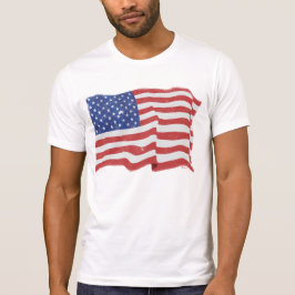 Vintage amerikanische Flagge T-Shirt